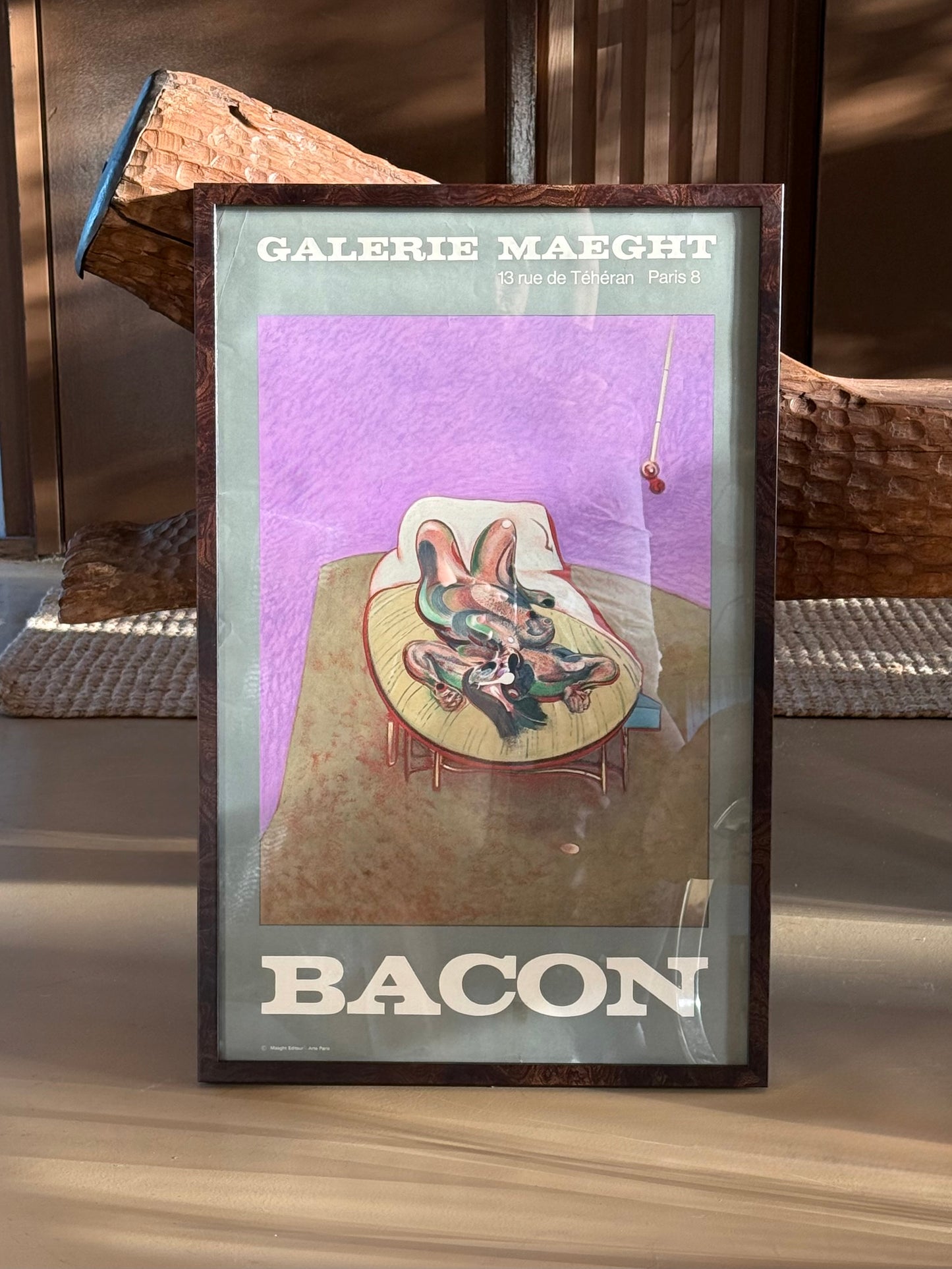 Original Francis Bacon exhibition poster, 1966