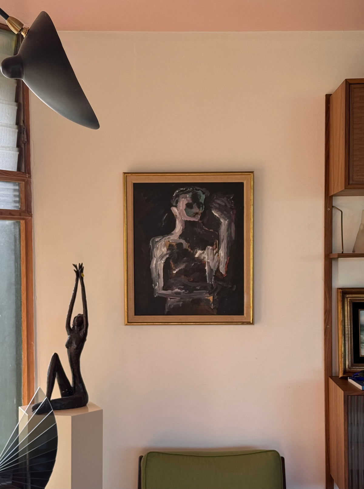 Painting, matted and framed, 20th/21st century