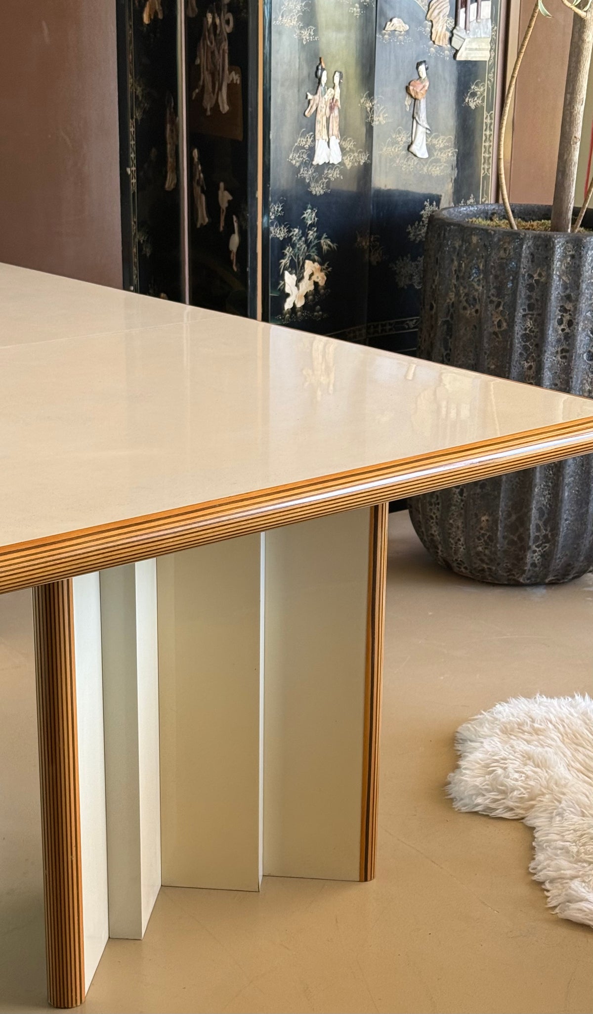 Dining table by Alf Italia, made in Italy circa 1975
