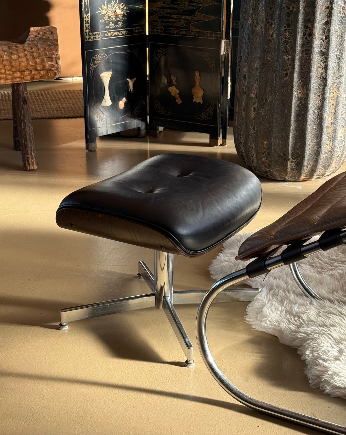 Eames ottoman, mid 20th century