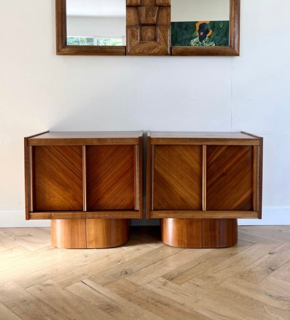 Pair of nightstands by Tabago, circa 1960