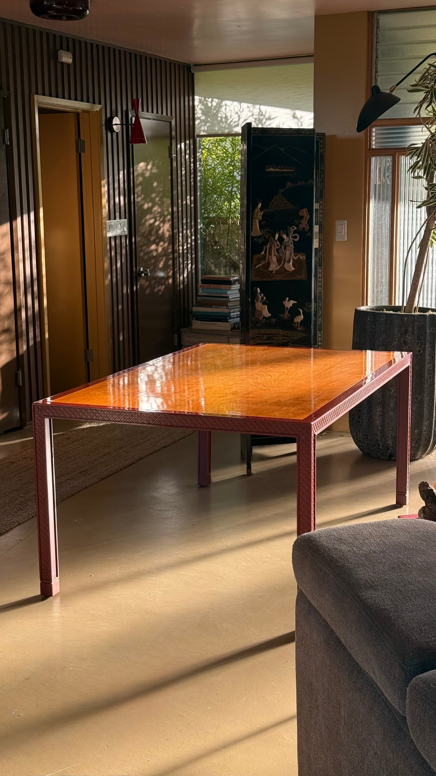 Modernist dining table, circa 1970