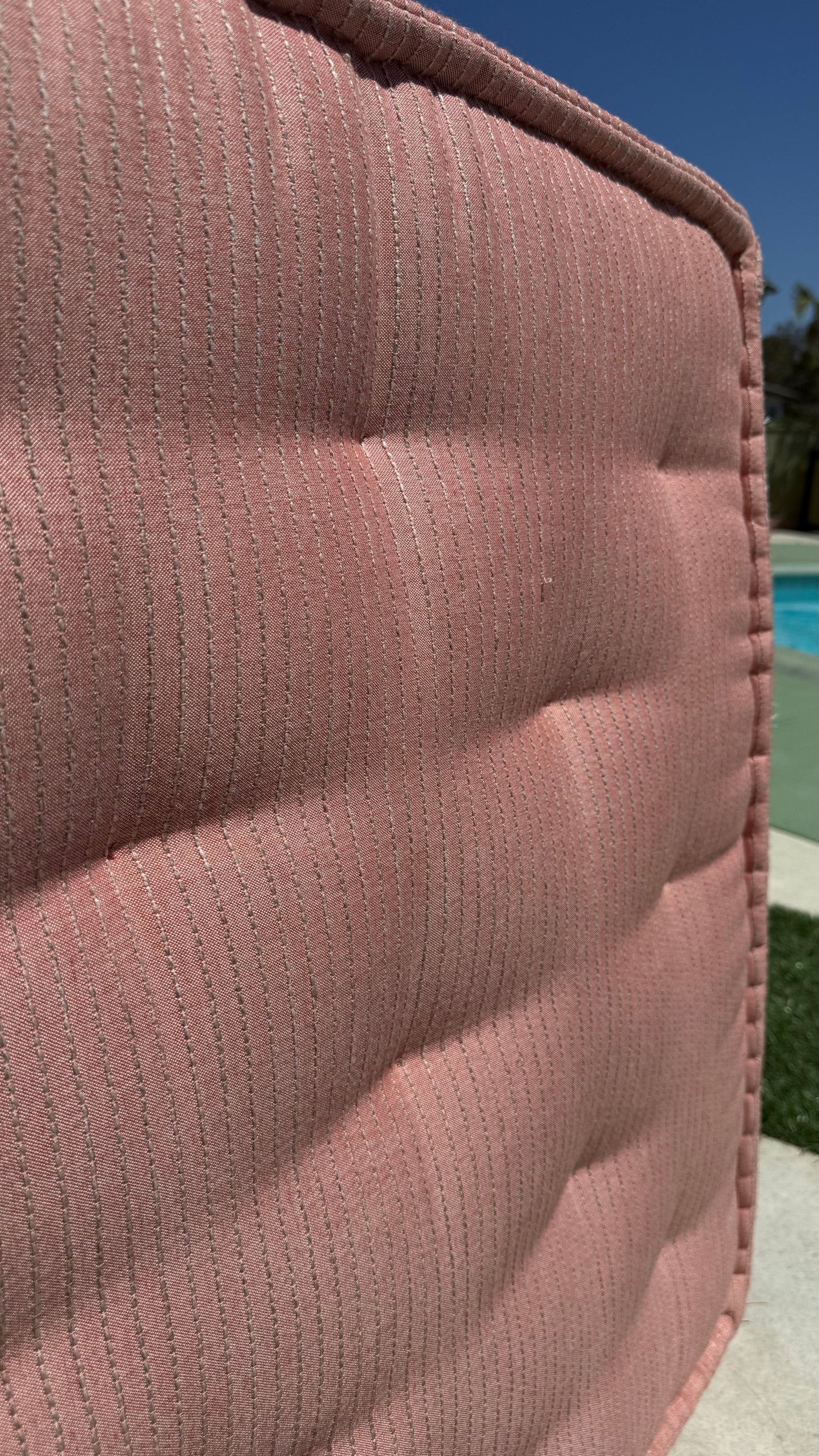 Pair of large floor cushions, 21st century