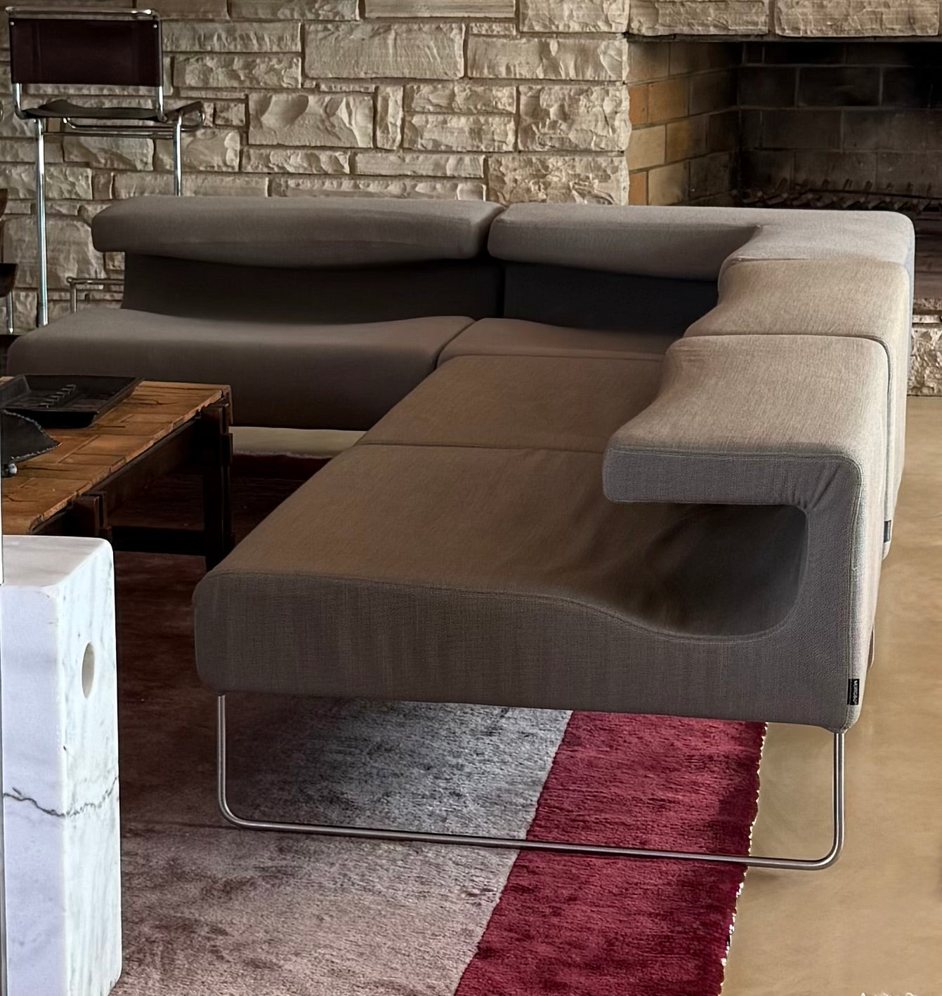 The Lowseat modular sectional sofa by Patricia Urquiola for Moroso, Italy circa 2000