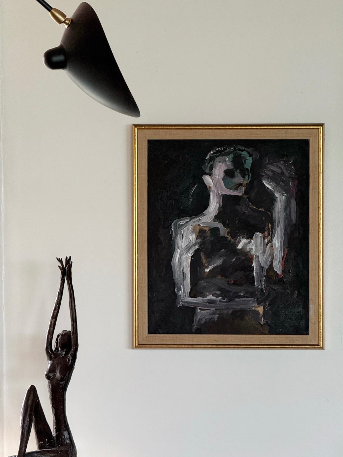 Painting, matted and framed, 20th/21st century