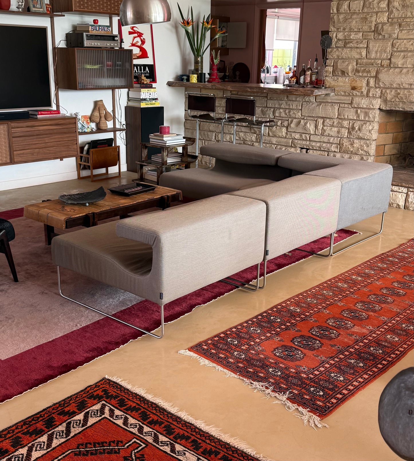 The Lowseat modular sectional sofa by Patricia Urquiola for Moroso, Italy circa 2000