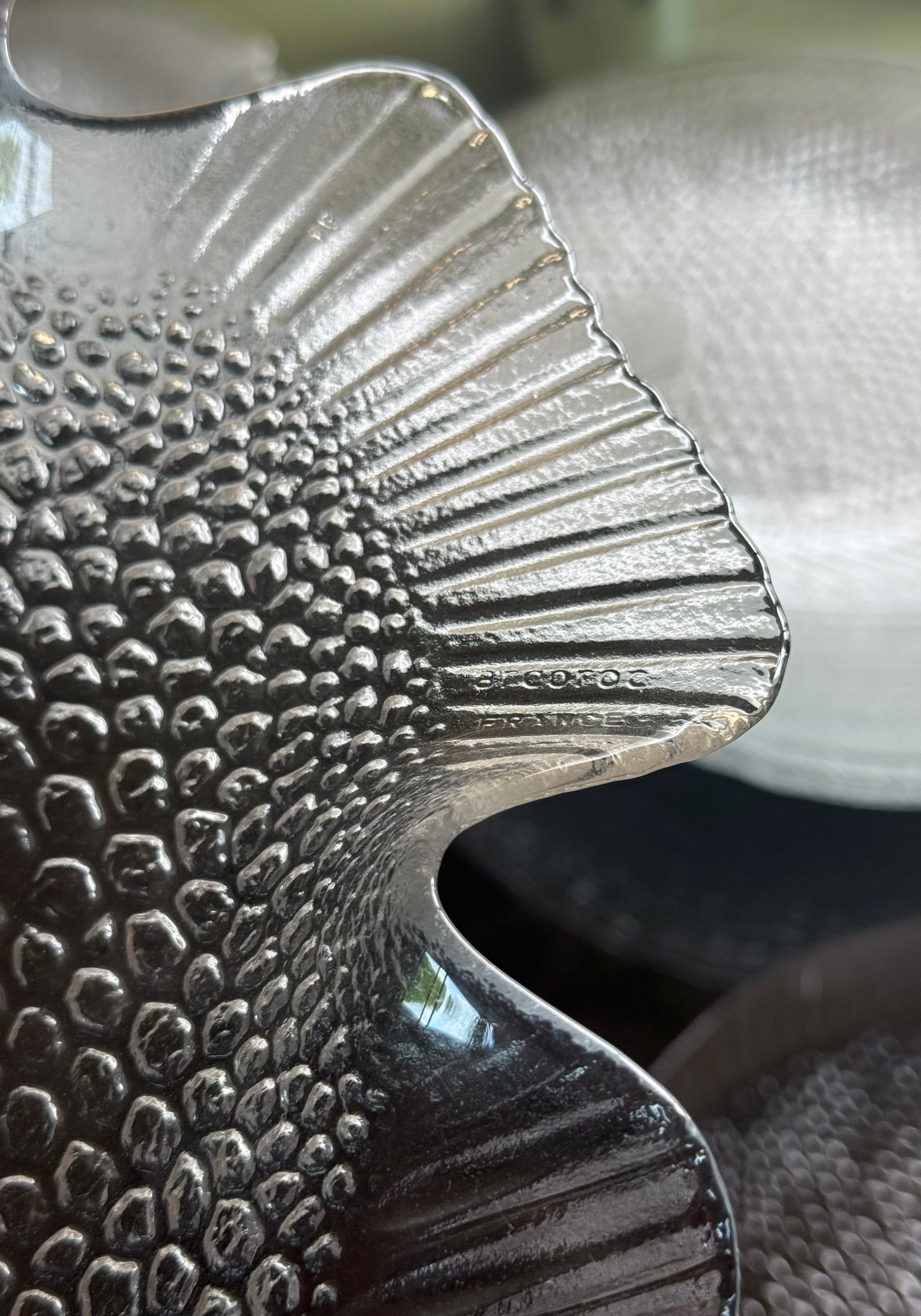 Set of Poisson dishes by Arcoroc, France late 20th century