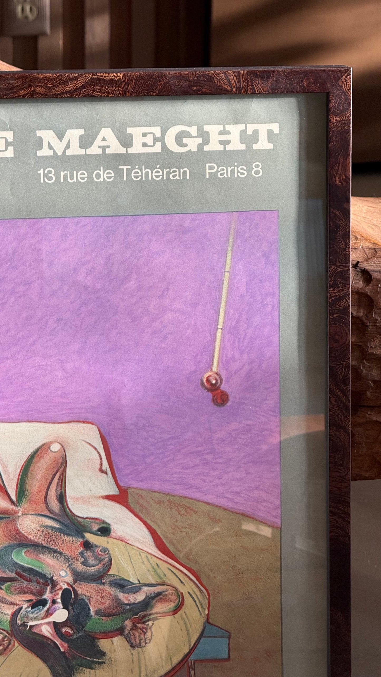 Original Francis Bacon exhibition poster, 1966