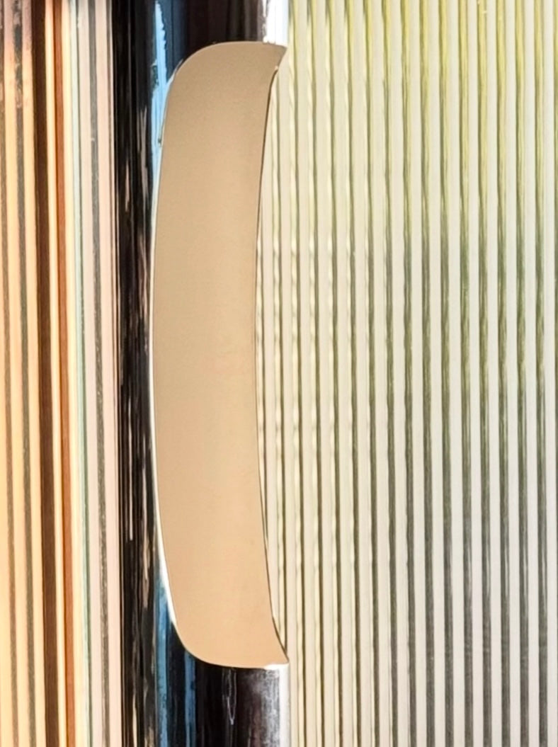 Mid century chrome column floor lamp, circa 1970