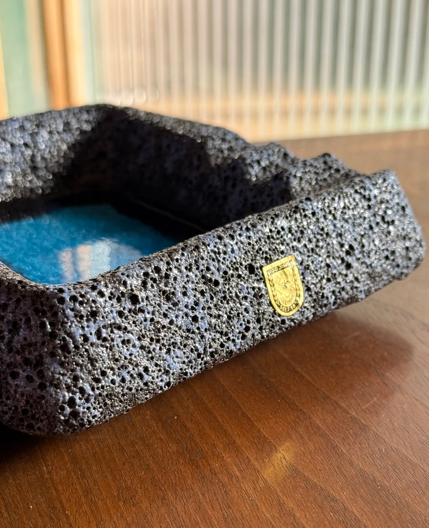 Lava glaze ashtray by Fohr Keramik, mid 20th century