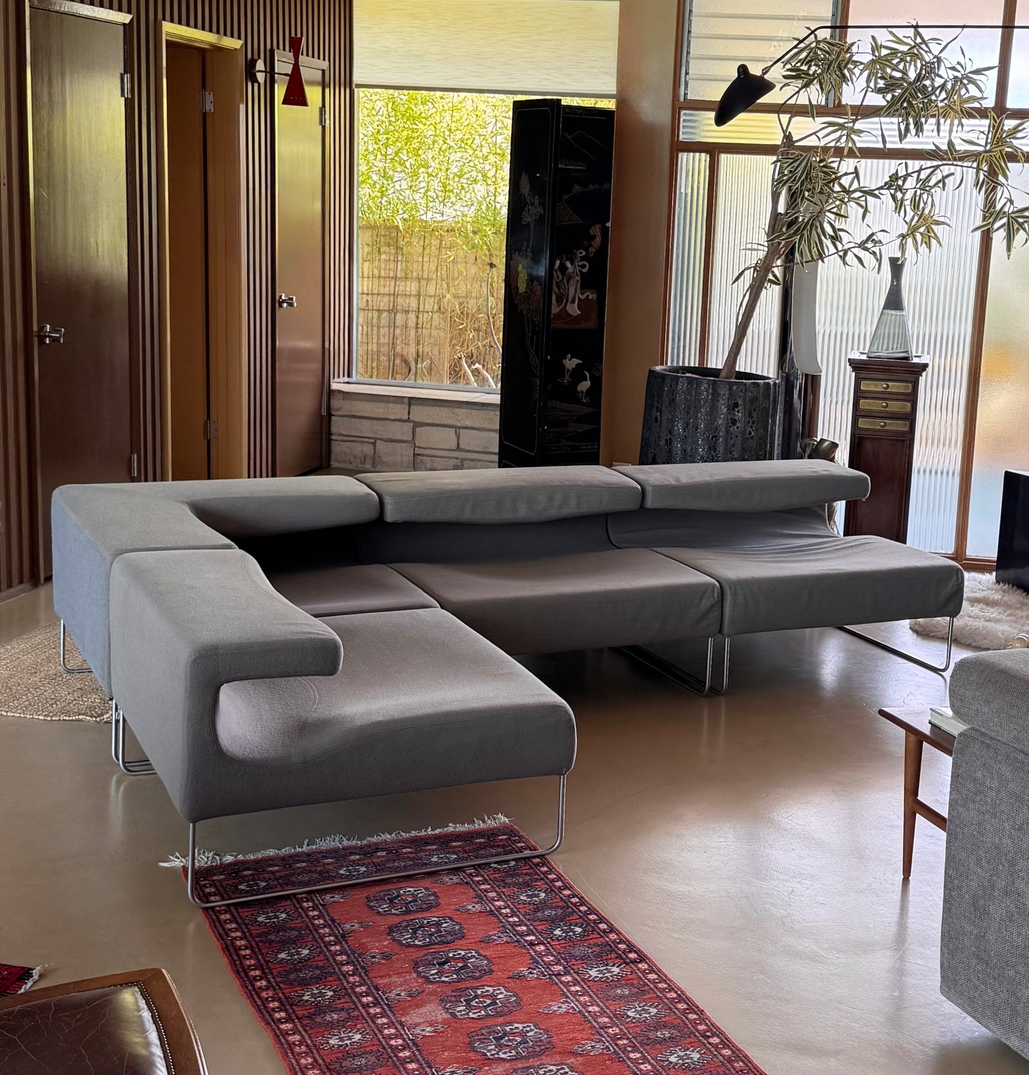 The Lowseat modular sectional sofa by Patricia Urquiola for Moroso, Italy circa 2000