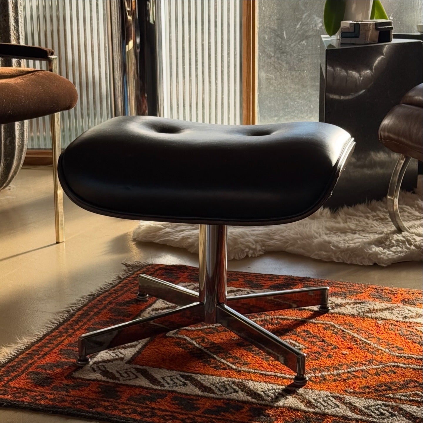 Eames ottoman, mid 20th century