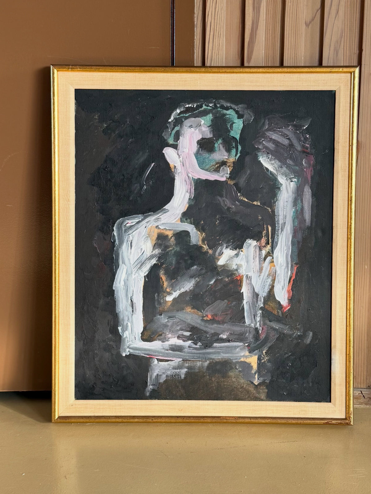 Painting, matted and framed, 20th/21st century