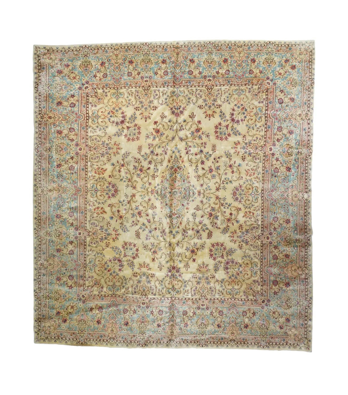 Vintage Persian Kirman rug, 20th century