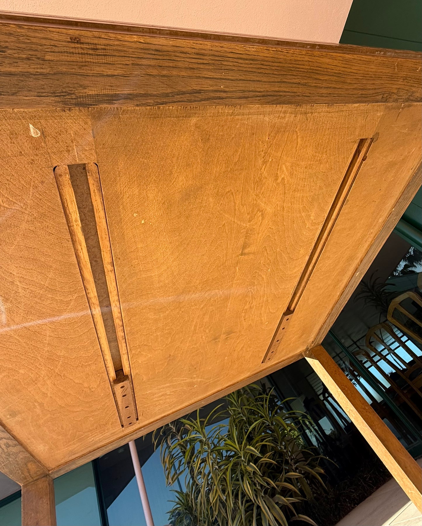 Burlwood Dining Table by PACE Collection, Circa 1970