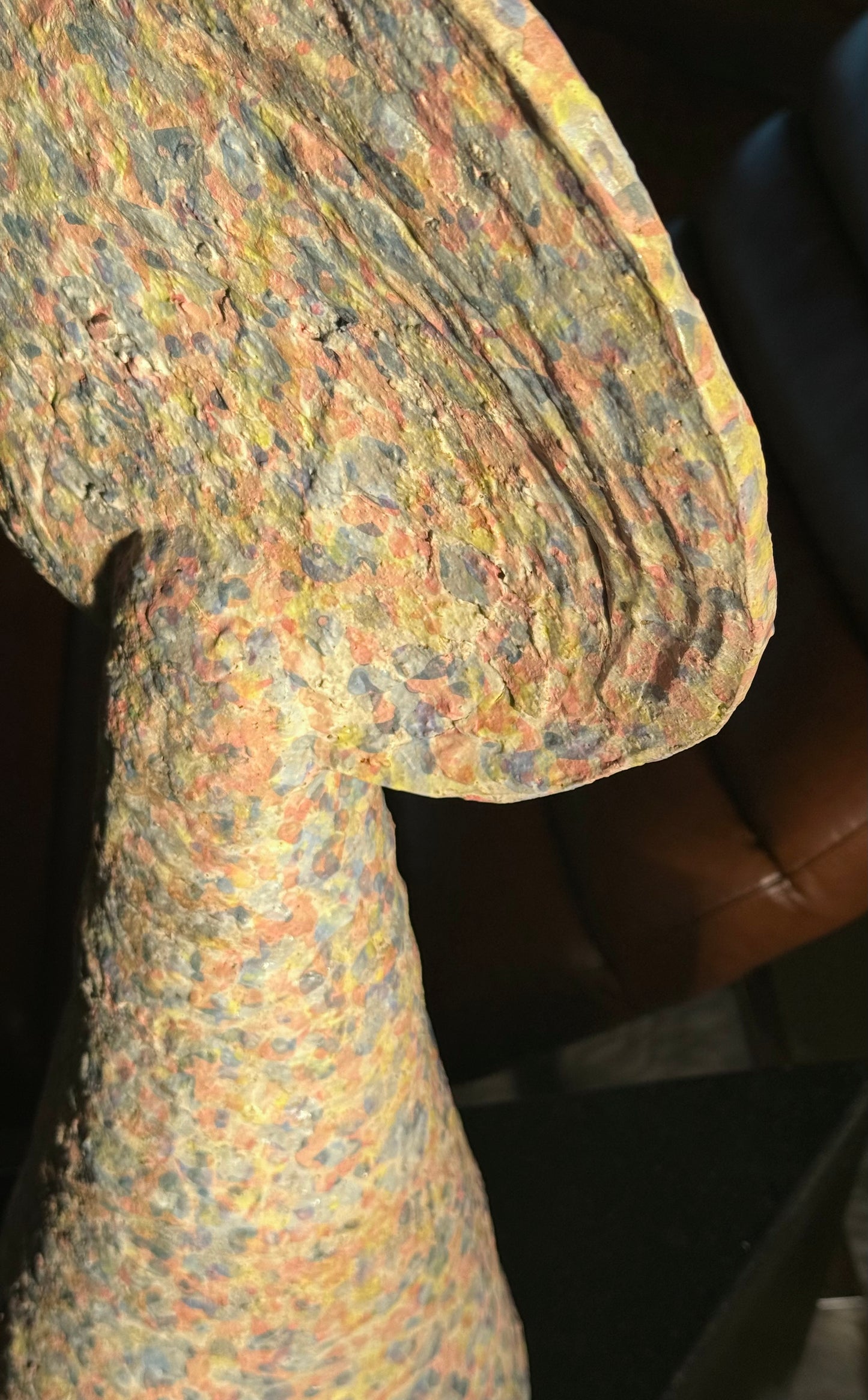 Monumental ceramic sculpture by Rachel Rosenthal, signed, late 20th century