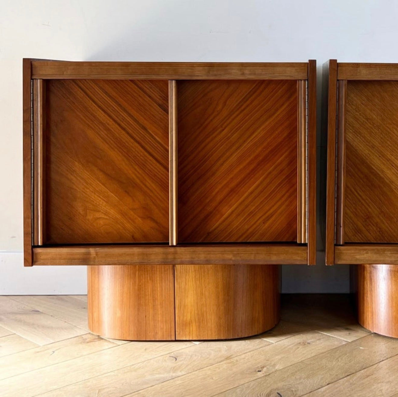 Pair of nightstands by Tabago, circa 1960