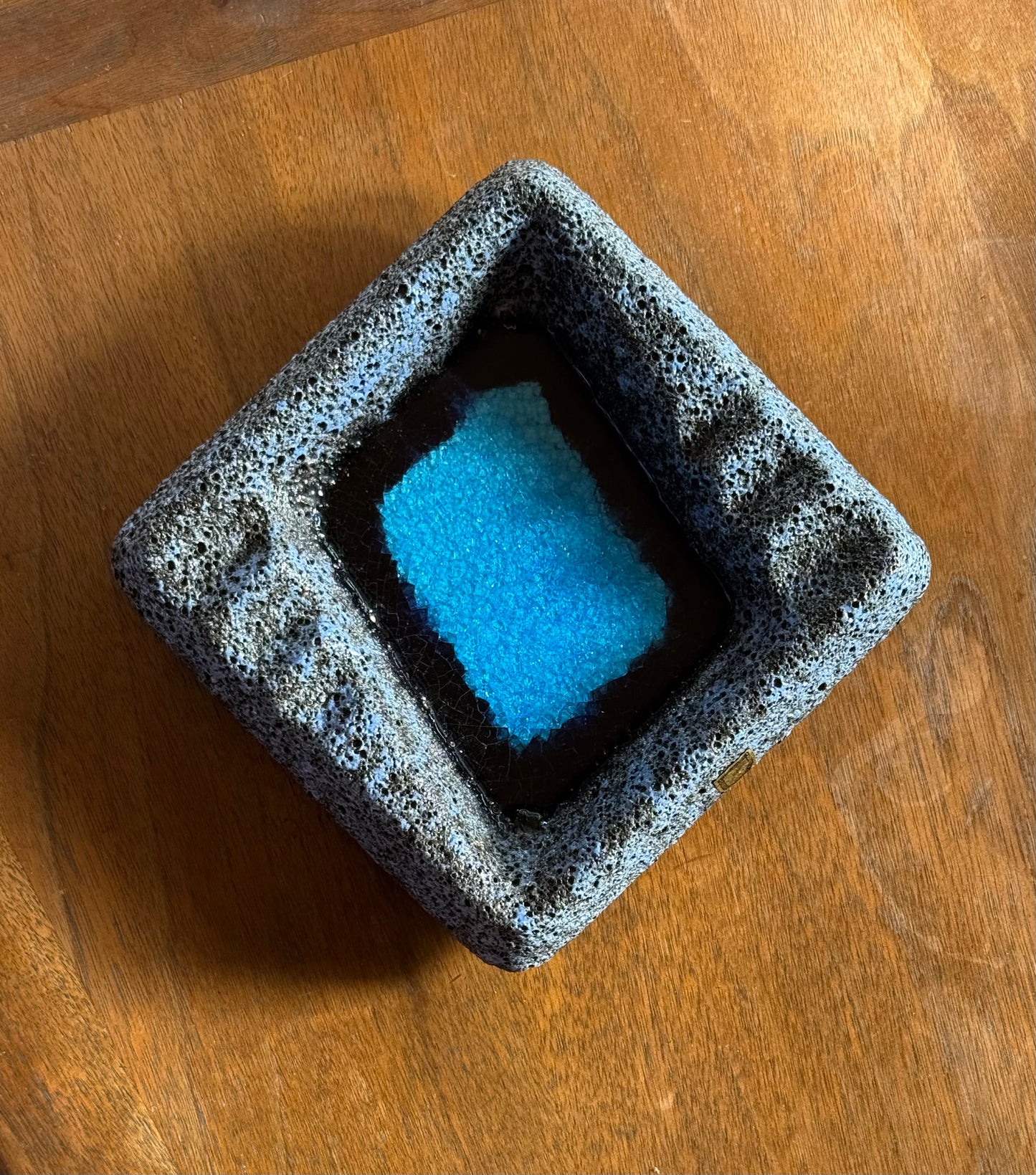 Lava glaze ashtray by Fohr Keramik, mid 20th century