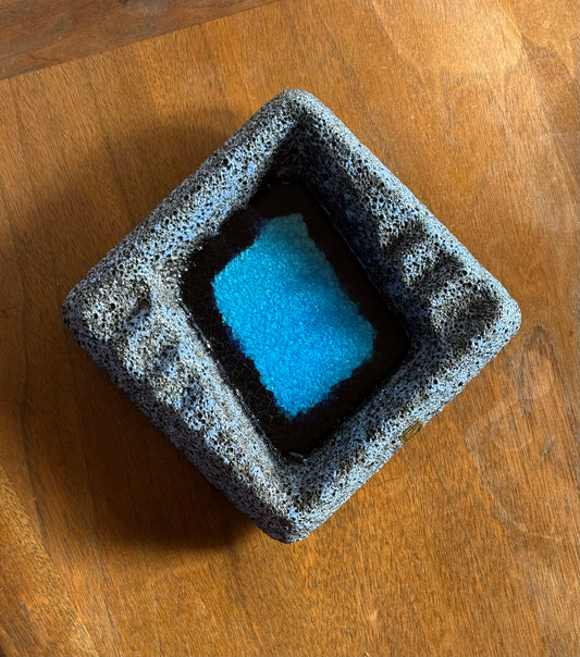 Lava glaze ashtray by Fohr Keramik, mid 20th century