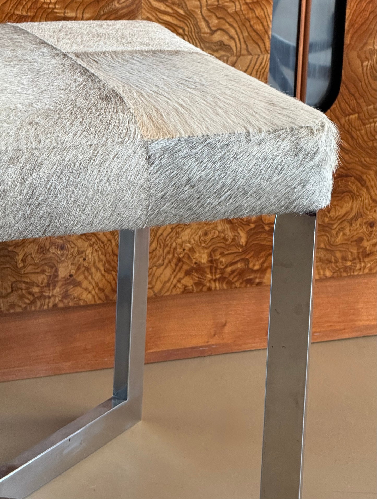Modernist bench, late 20th century or early 21st