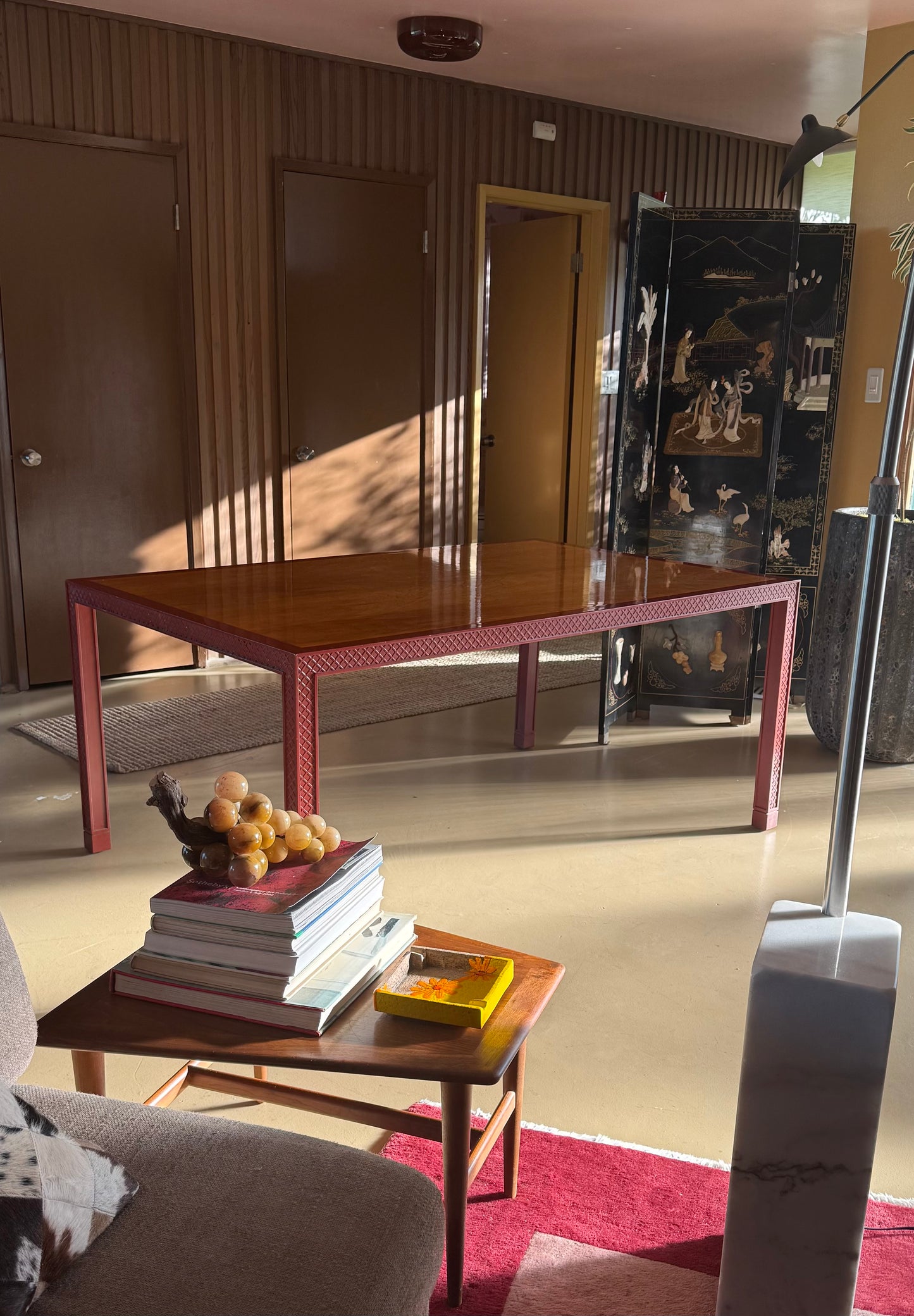 Modernist dining table, circa 1970