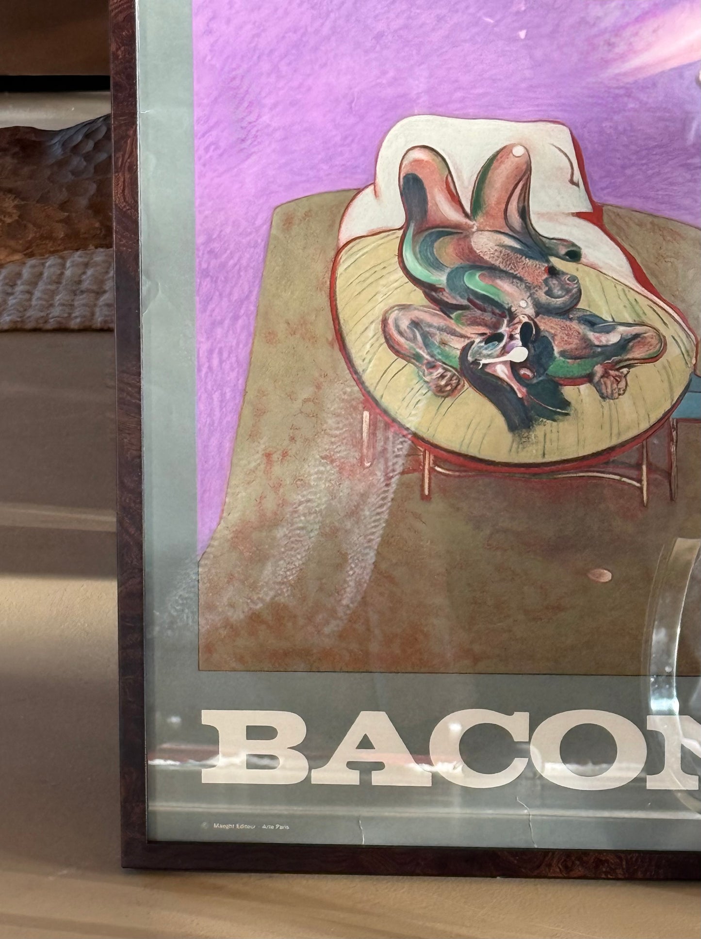 Original Francis Bacon exhibition poster, 1966
