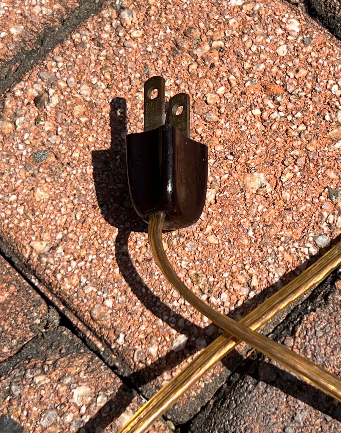 Pair of monolith brass “Pylon” torchiere floor lamps by Casella, circa 1980