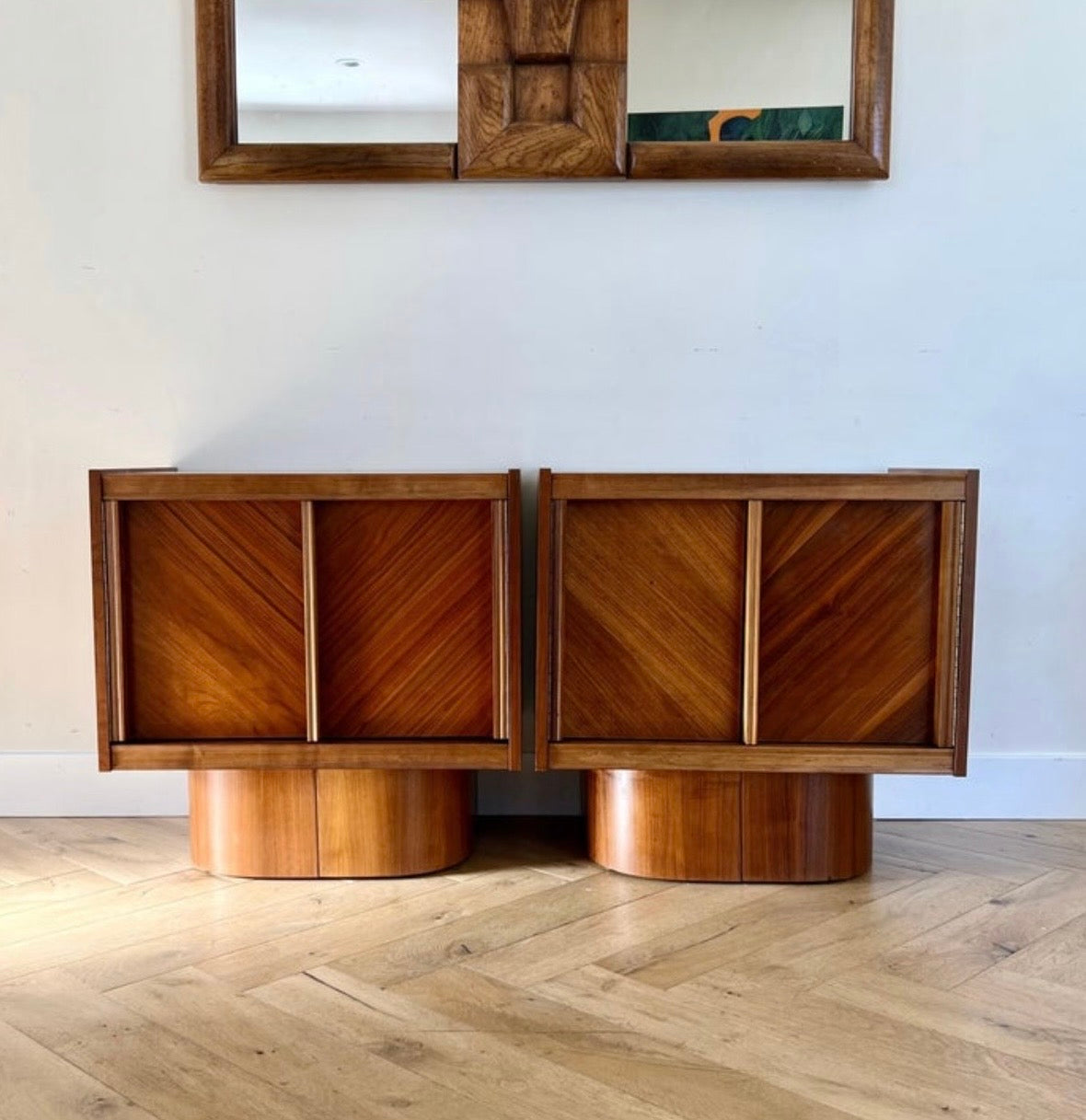 Pair of nightstands by Tabago, circa 1960