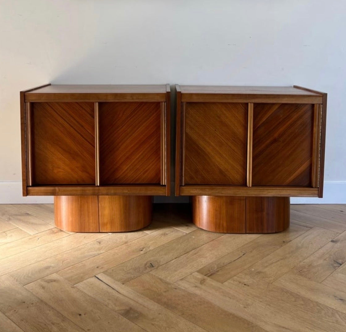 Pair of nightstands by Tabago, circa 1960