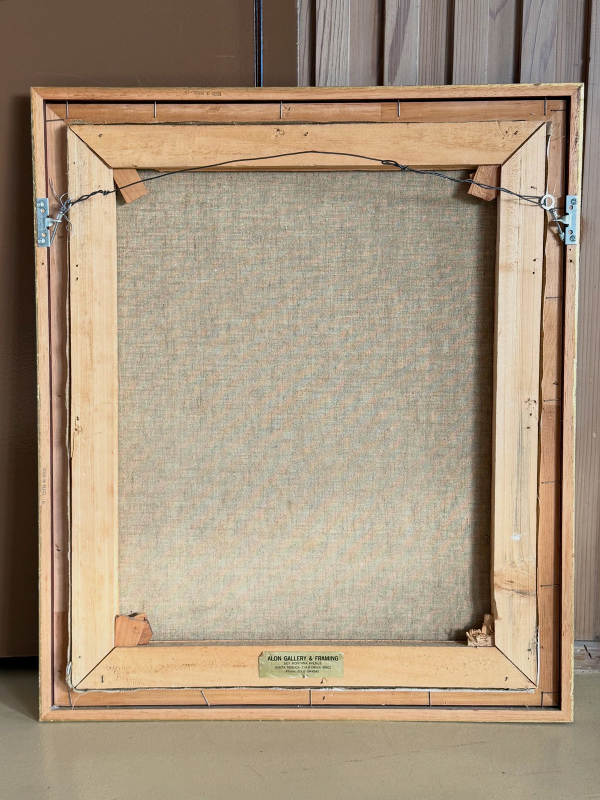 Painting, matted and framed, 20th/21st century