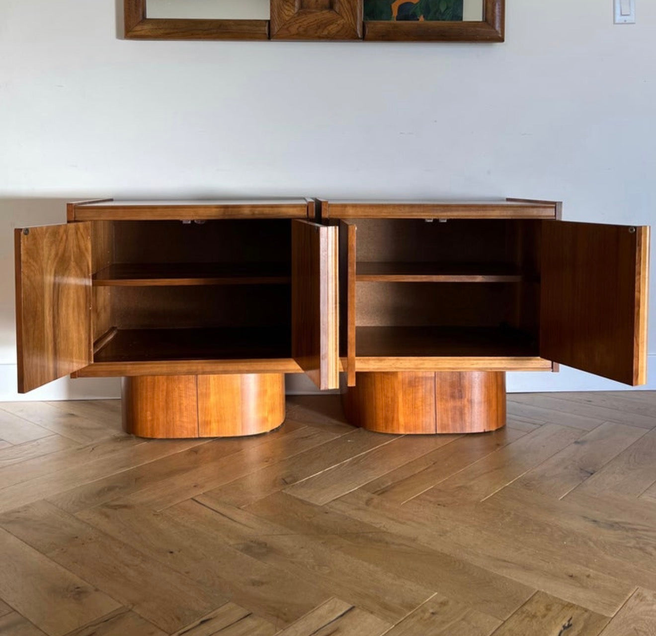 Pair of nightstands by Tabago, circa 1960