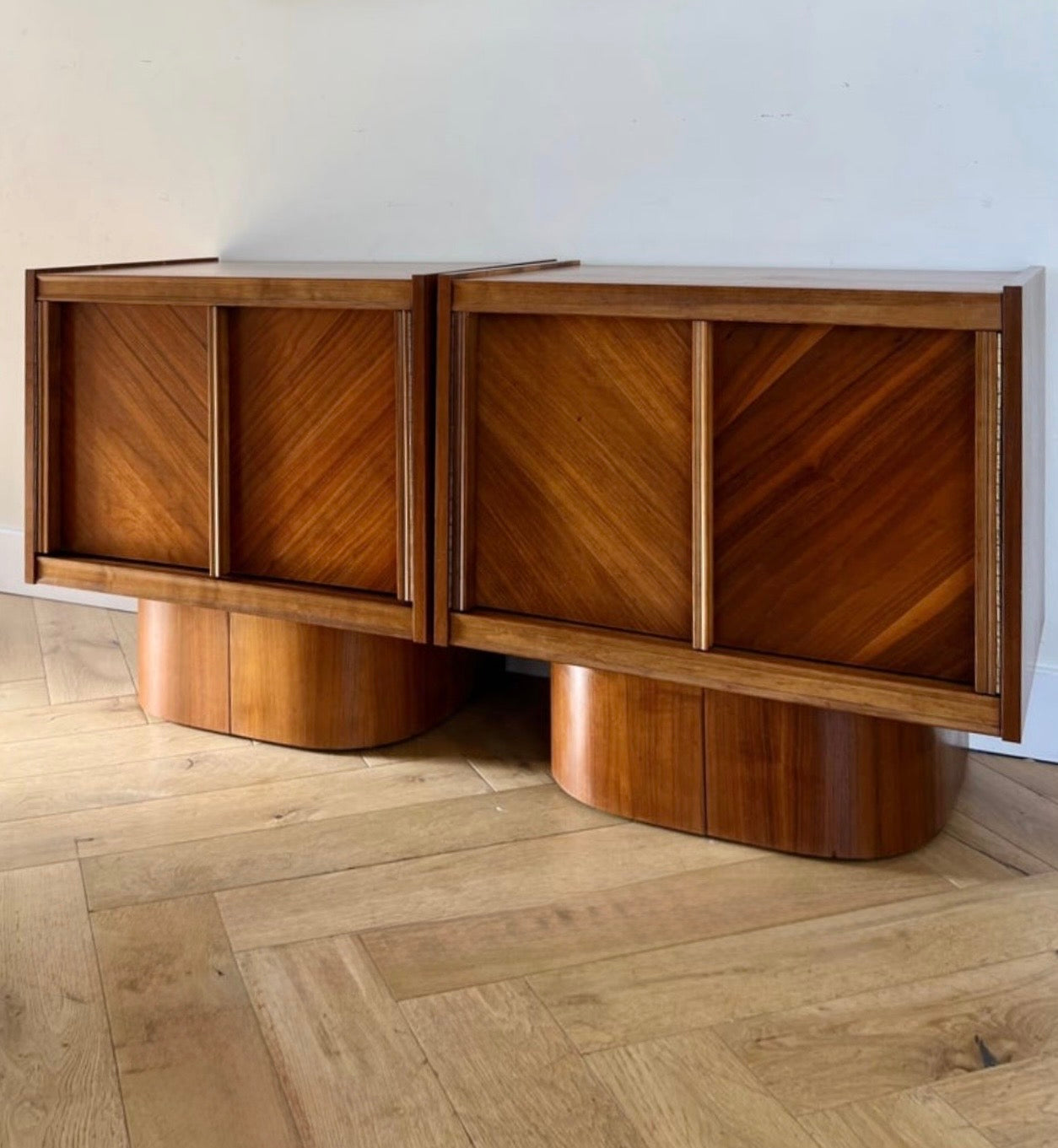 Pair of nightstands by Tabago, circa 1960