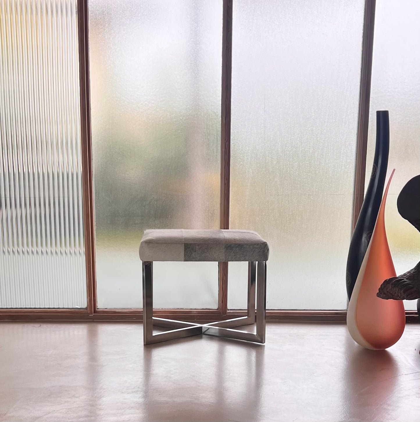 Modernist bench, late 20th century or early 21st