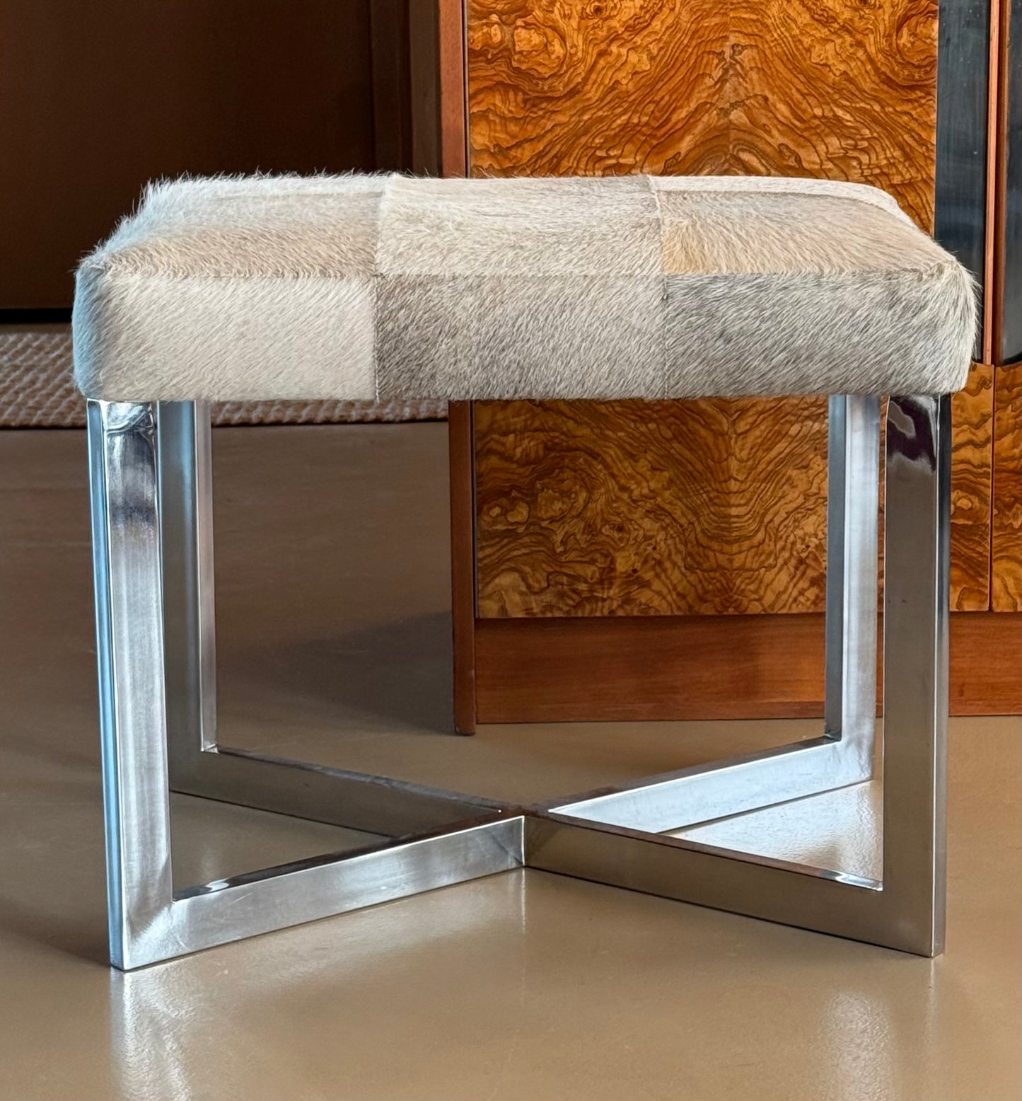 Modernist bench, late 20th century or early 21st