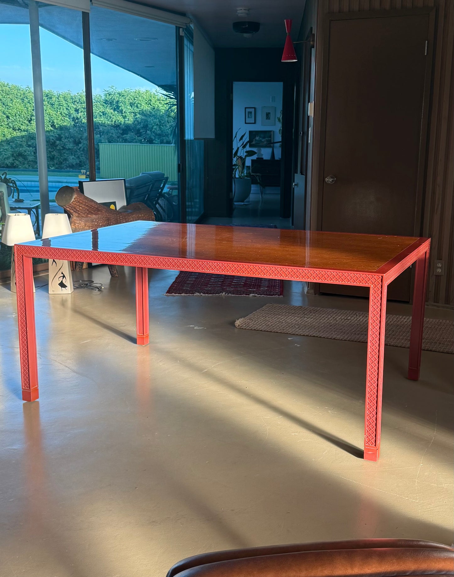 Modernist dining table, circa 1970
