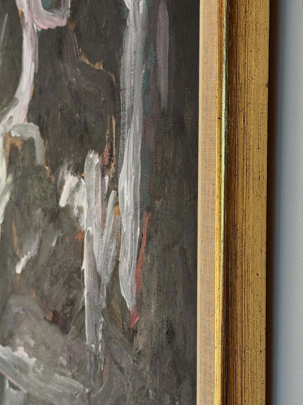 Painting, matted and framed, 20th/21st century