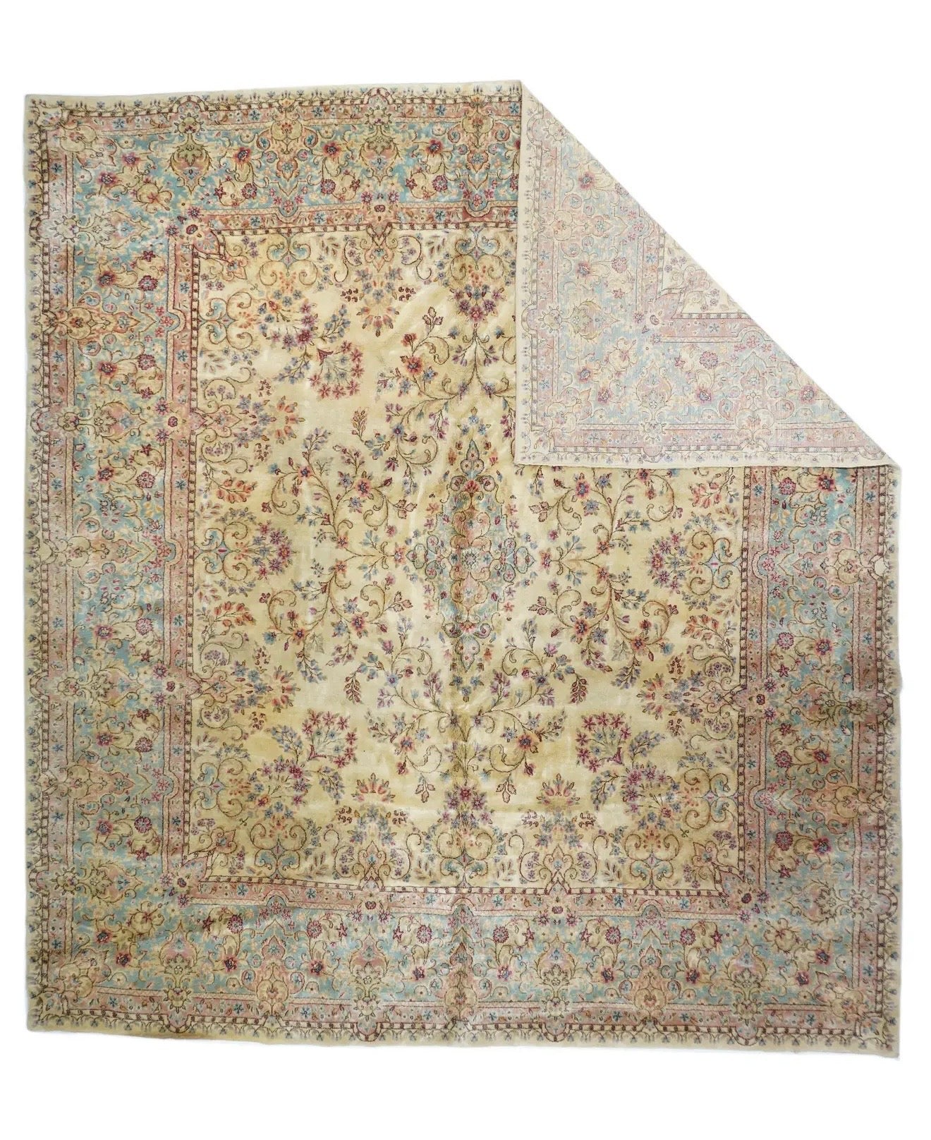 Vintage Persian Kirman rug, 20th century