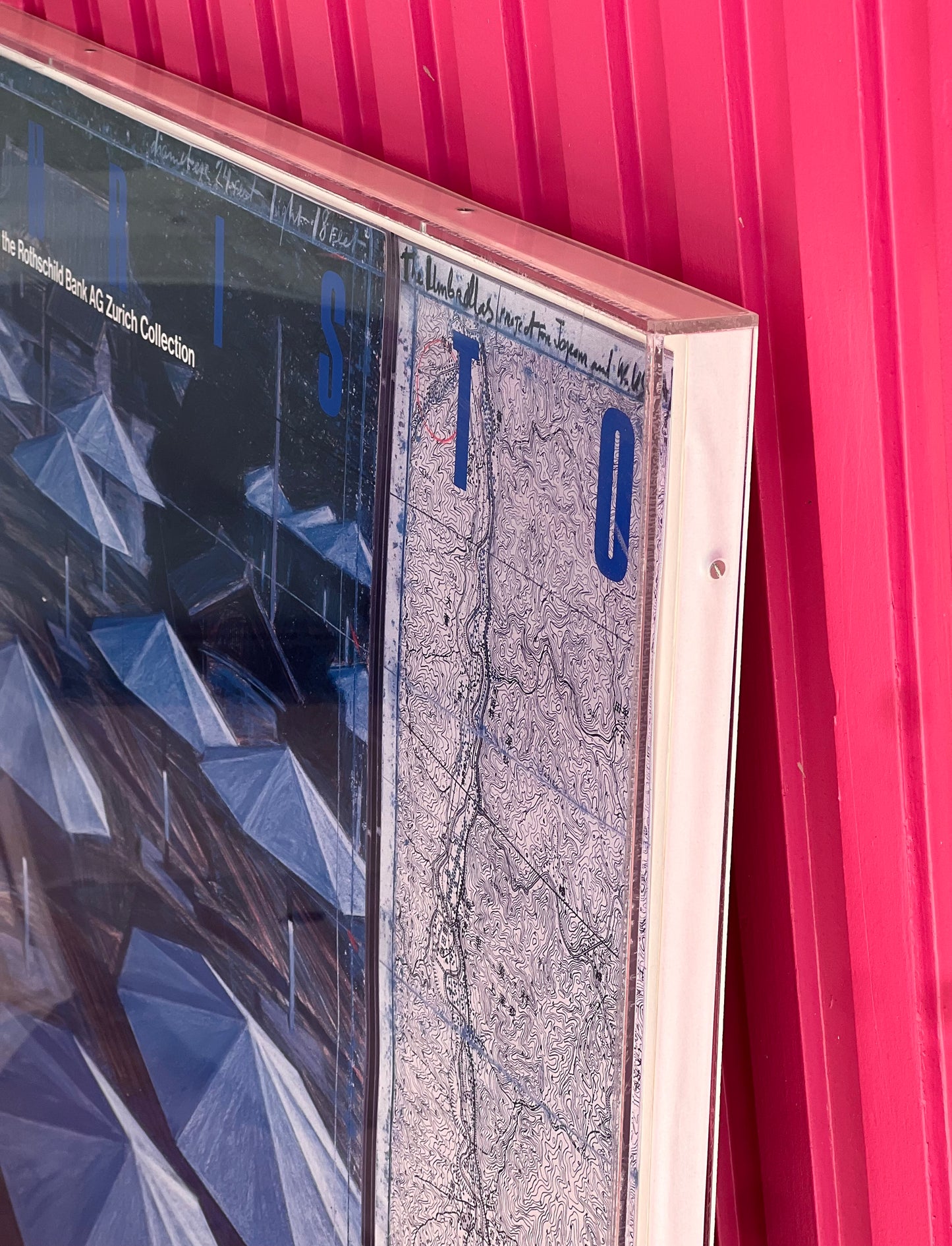 Vintage Christo exhibition poster, Japan 1987