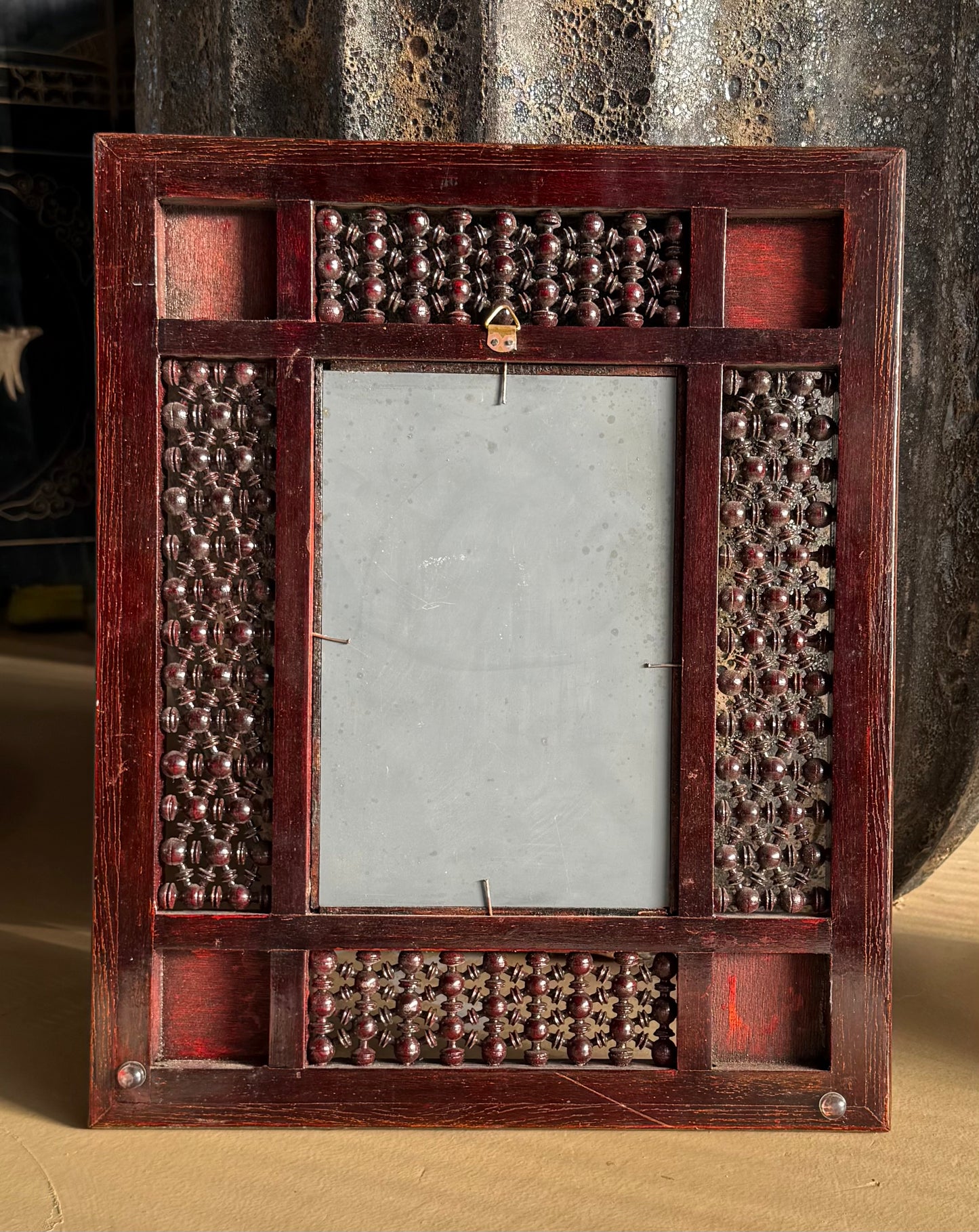 Vintage Syrian mother-of-pearl mirror, 20th century