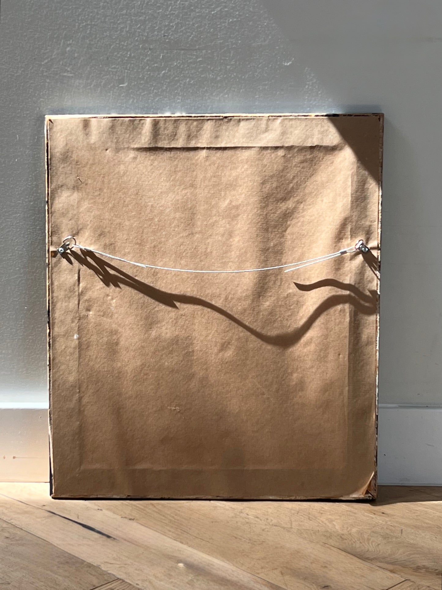 Abstract expressionist painting by Bernard Segal, mid 20th century