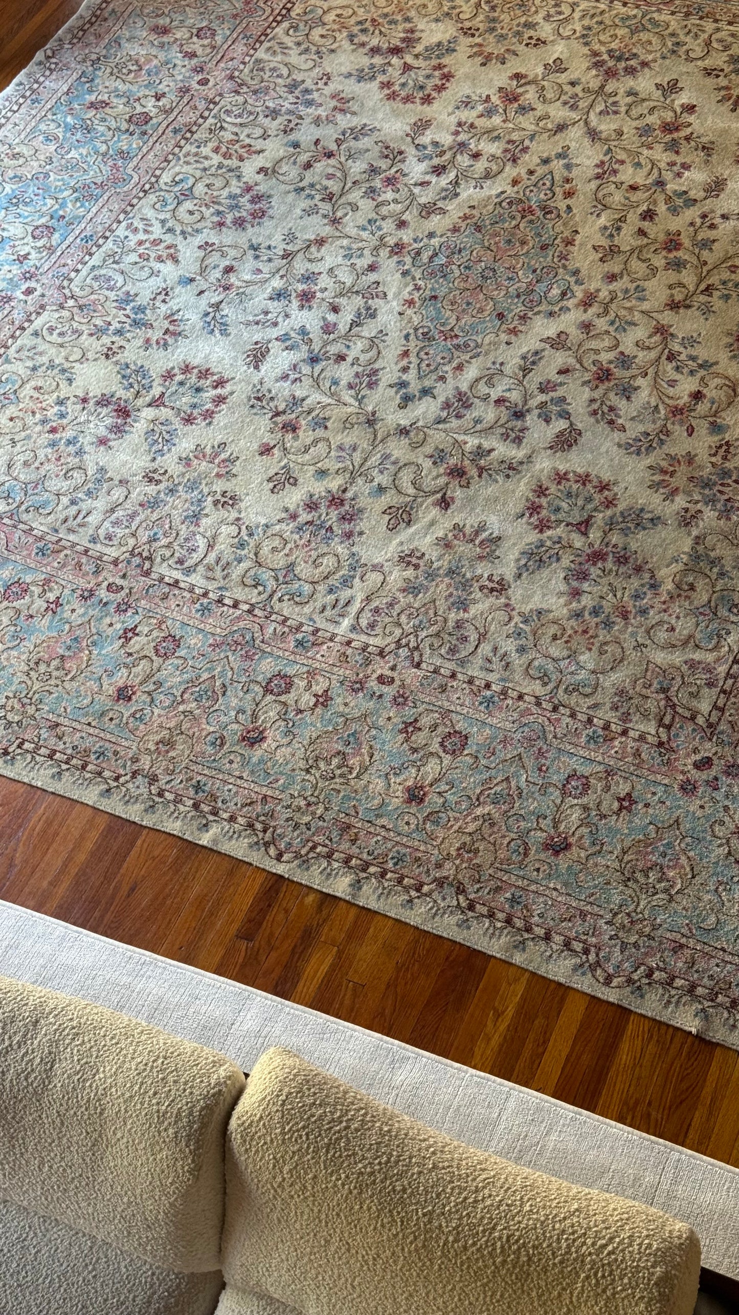 Vintage Persian Kirman rug, 20th century