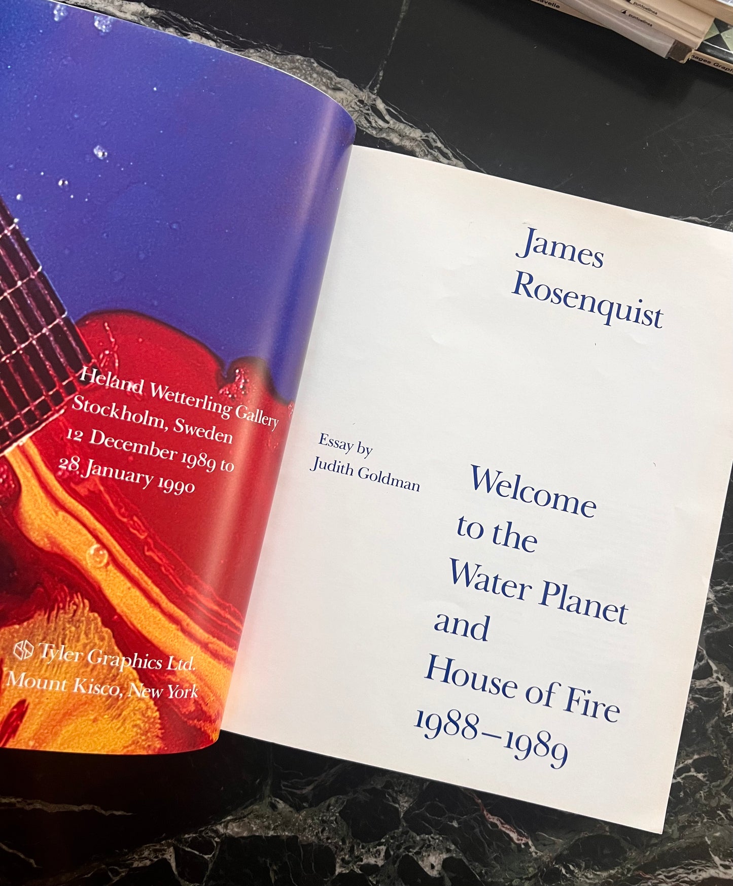 James Rosenquist coffee table book, 1988